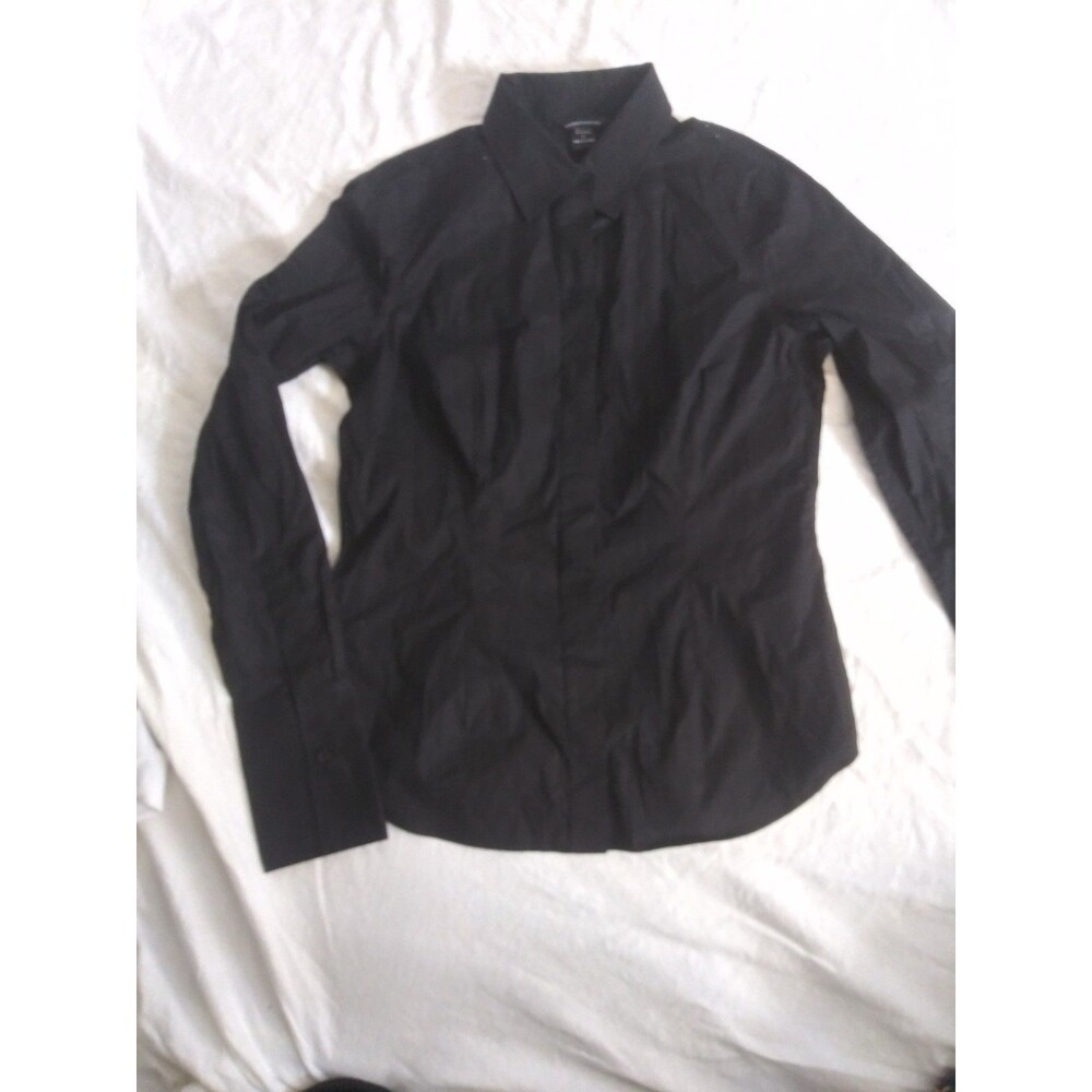 Mode International Black Button-Up Shirt – Women’s Size Large